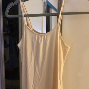 Grace and lace ruffle tank top cream and black